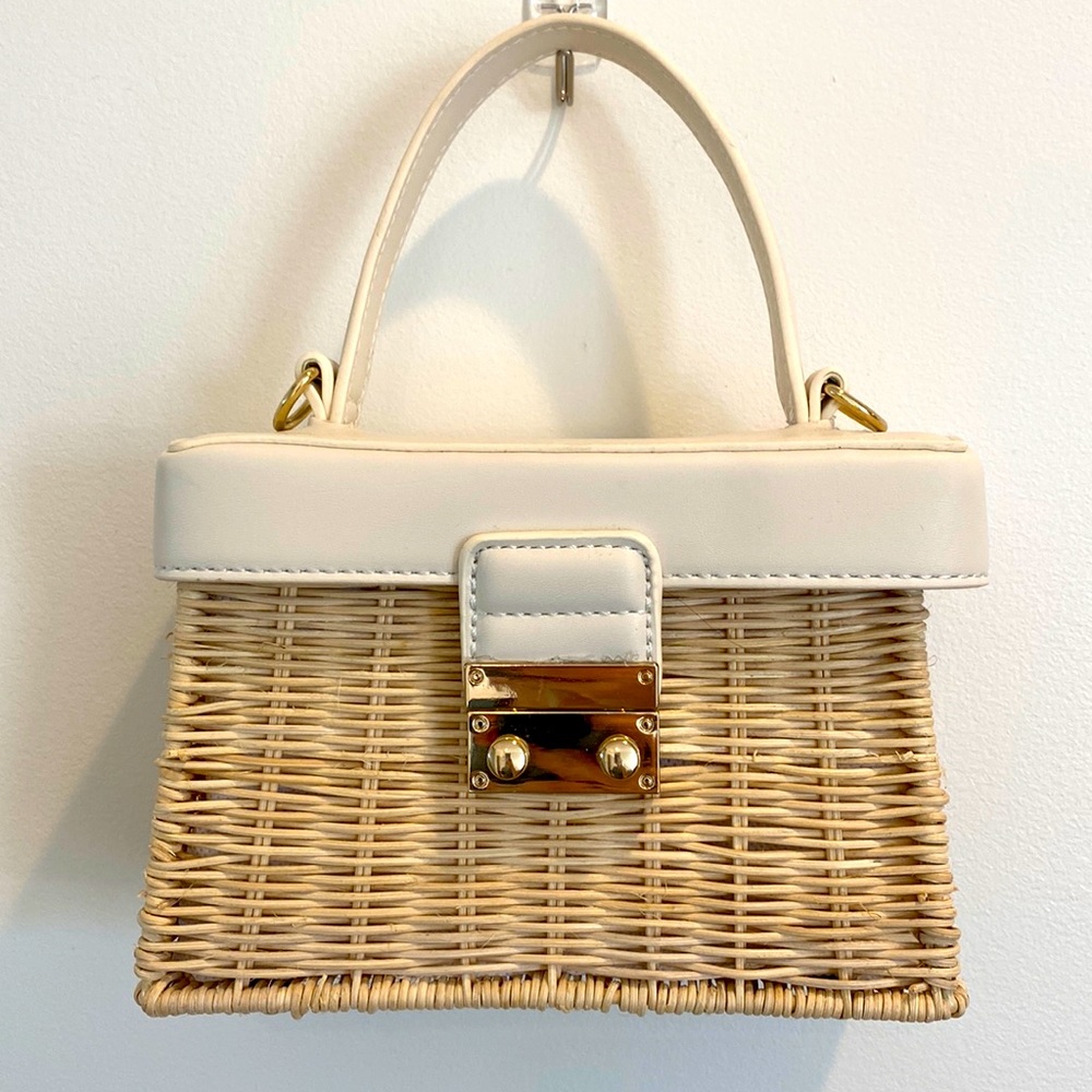 Zara Woven Bucket Bag